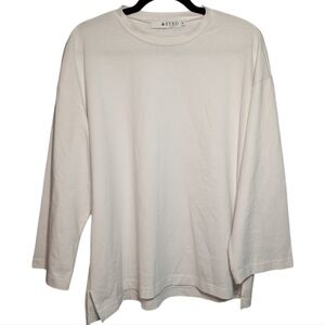 Byrd White Oversized Pullover Sweatshirt XL 🤍